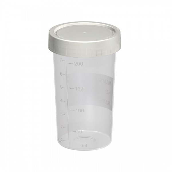 Polipropilen Numune Kabı Nonsteril 200 ml