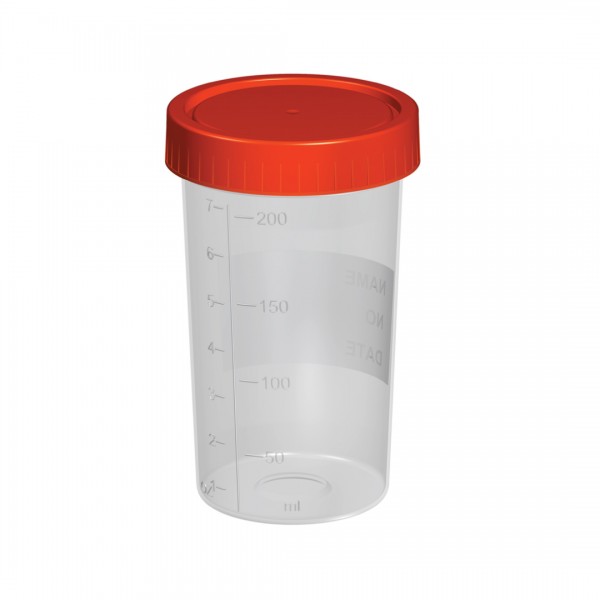 Polipropilen Numune Kabı Steril 200 ml