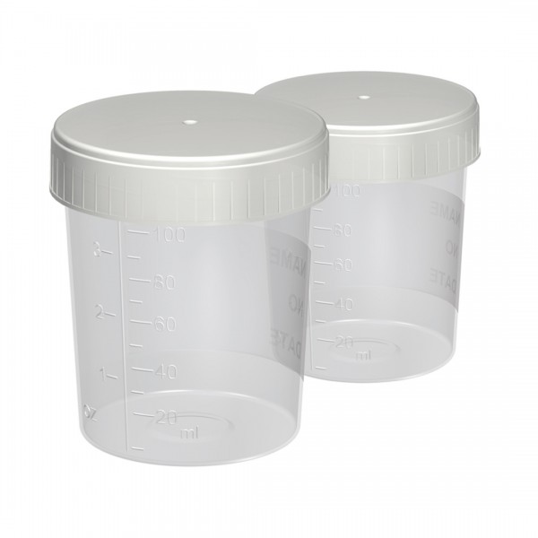 Polipropilen İdrar Numune Kabı Non Steril 100 ml